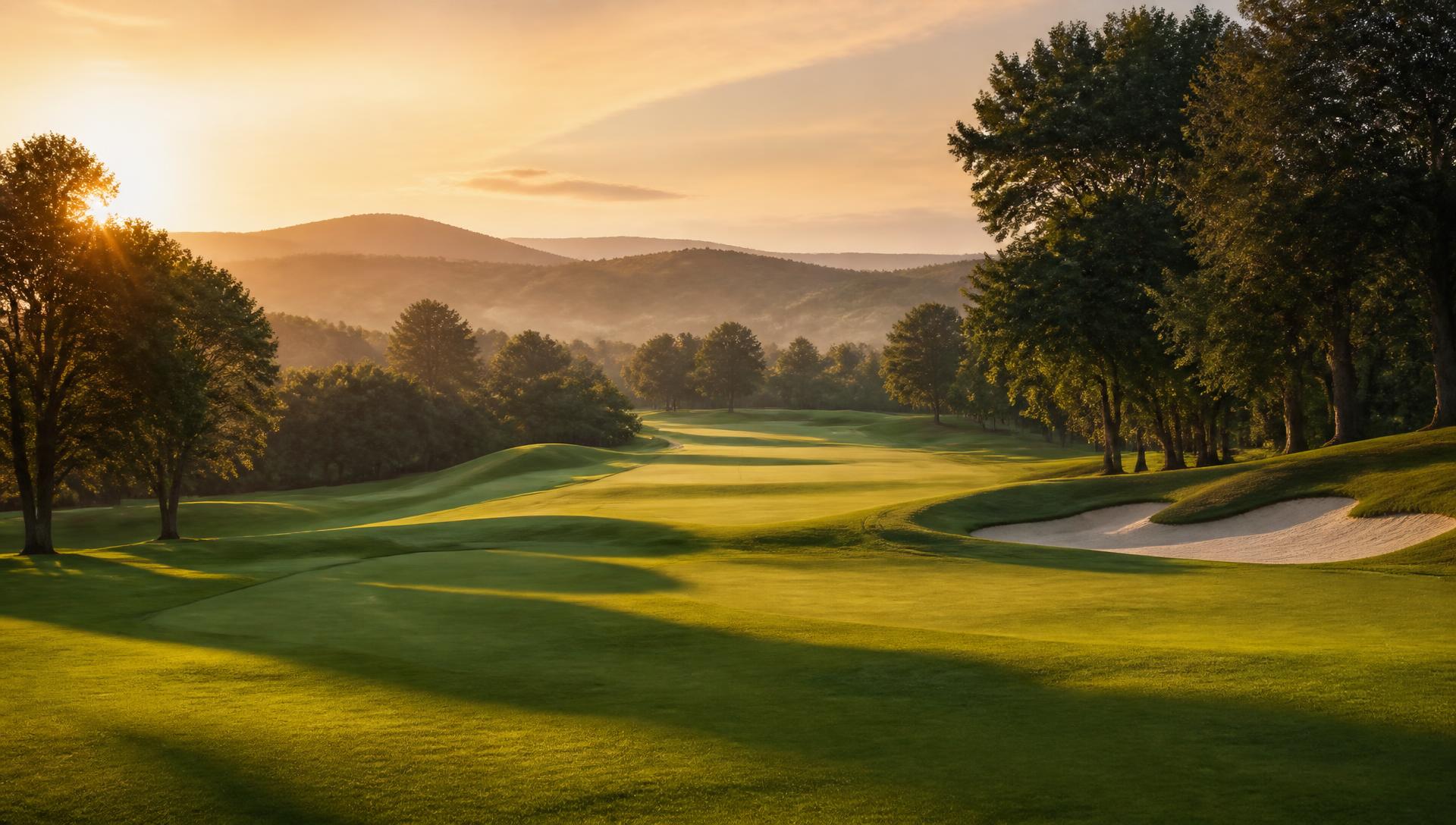 Golf course fairway at the club